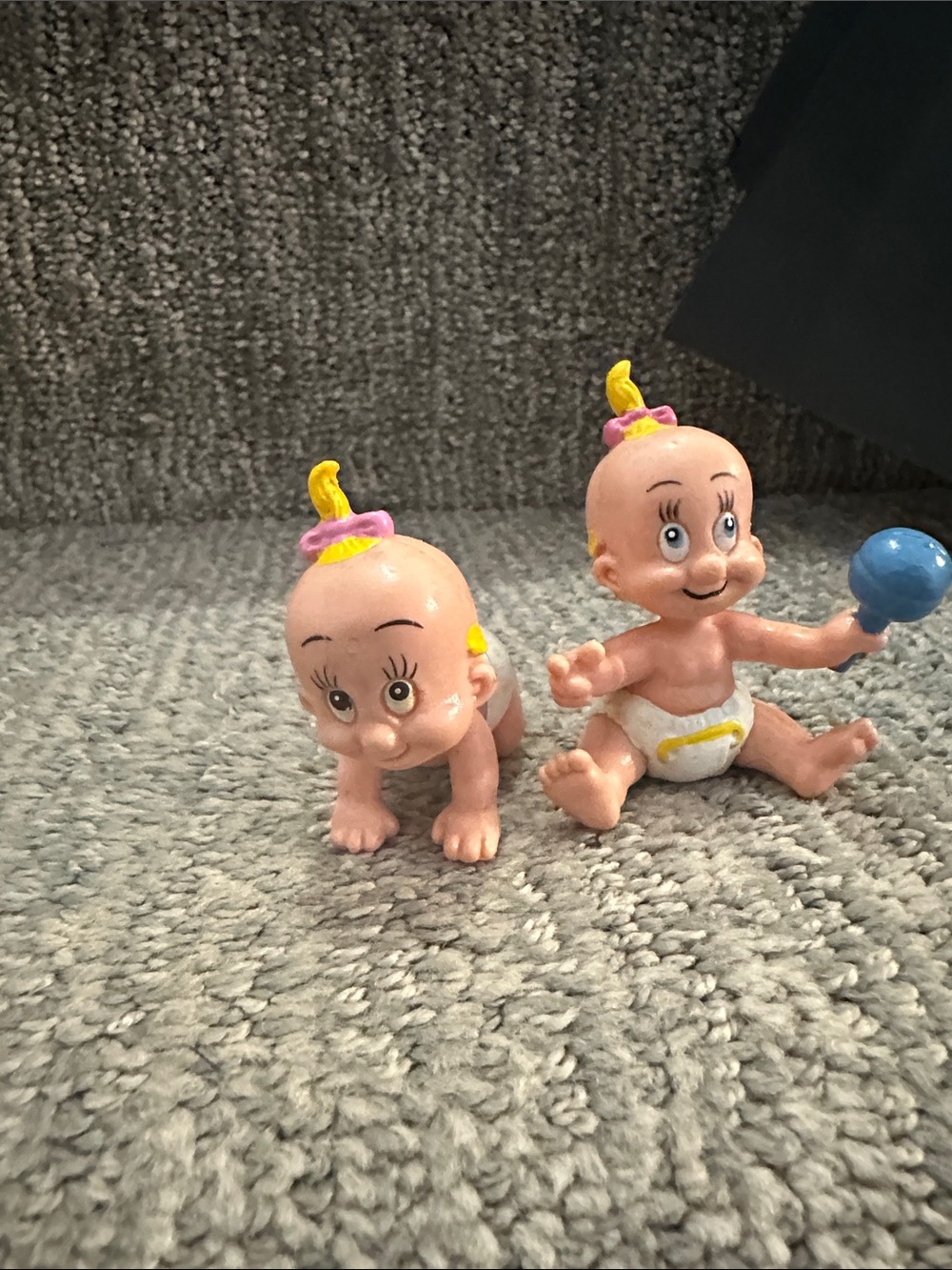 vintage Baby Herman PVC figures from the 1987 movie Who Framed Roger Rabbit.
